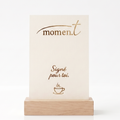 Carte Momen.T avec message personnalisé